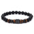 Black CZ Paved Beads Bracelet - Zorrado