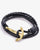 Bronze Anchor Leather Braided Bracelet - Zorrado