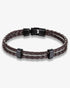 Double Leather Cords Braided Bracelet