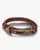 Genuine Leather Bronze Anchor Bracelet - Zorrado