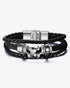 Men's Multi layer Leather Wrap Bracelet