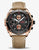 Men's Chronograph Watch With Leather Strap - Zorrado