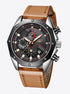 Men's Luxury Leather Strap Quartz Watch