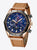 Men's Luxury Leather Strap Quartz Watch - Zorrado