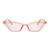 Small Frame Skinny Cat Eye Sunglasses - Zorrado