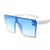 Flat Top Oversized Sunglasses - Zorrado