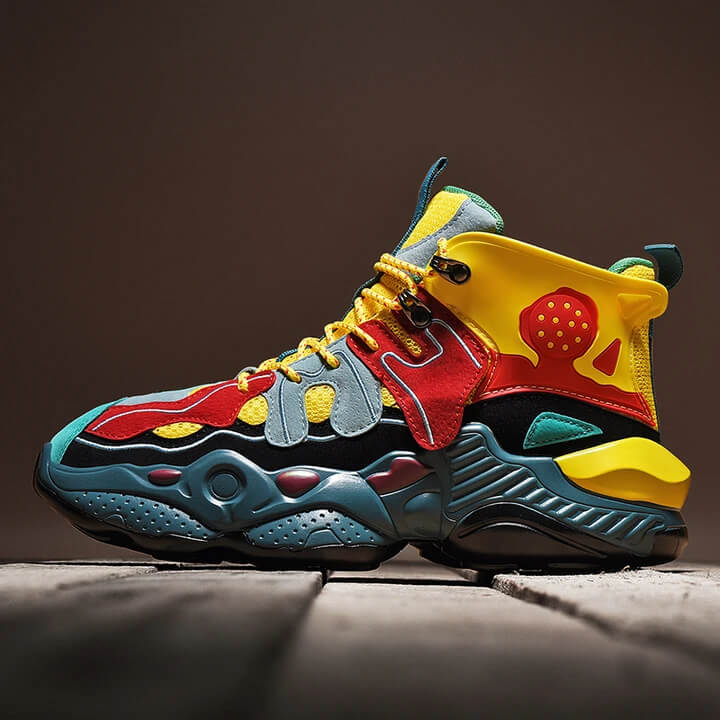 Renegade Verse Sneakers (Limited Edition) - Yellow/Red/Green EU 42 - UK 8 - US 8.5