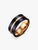 Rose Gold Inlay Tungsten Carbide Ring - Zorrado