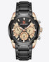 Stainless Steel Luxury Men's Chronograph Watch