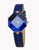 Women's Geometry Crystal Leather Strap Watch - Zorrado