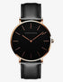 Leather Strap Casual Analog Watch