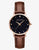 Women's Starry Sky Dial Leather Strap Watch - Zorrado
