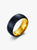 Yellow Gold Inlay Tungsten Carbide Ring - Zorrado